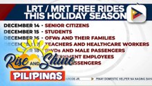 Mga guro at healthcare worker, may libreng sakay sa LRT at MRT ngayong araw