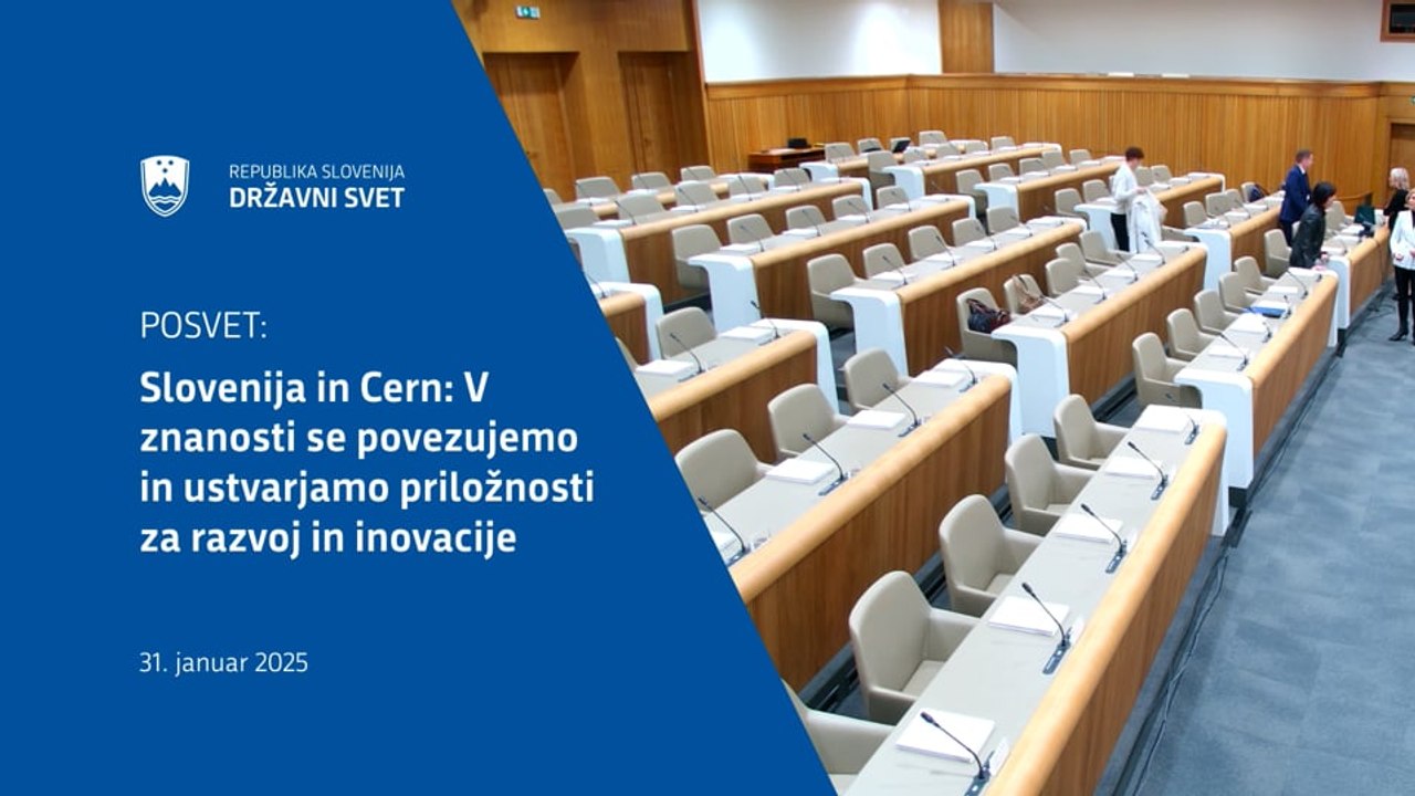 Posvet Slovenija in Cern: priložnosti za znanost, gospodarstvo in mednarodni ugled