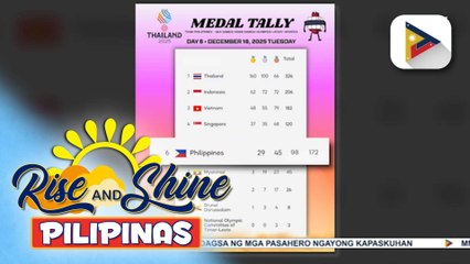 Pilipinas, mayroon nang 29 gold sa 33rd SEA Games
