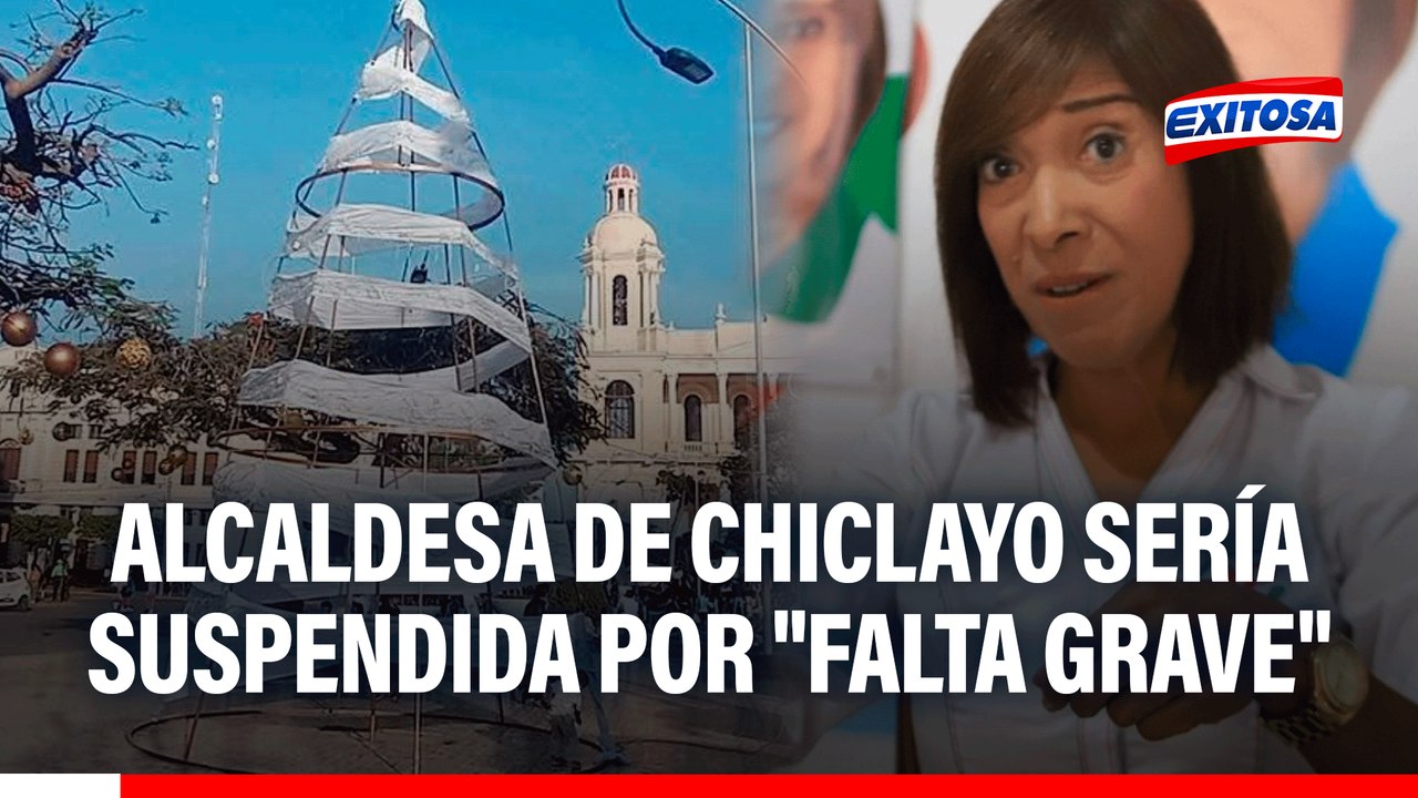 Alcaldesa de Chiclayo podría SER SUSPENDIDA tras polémico árbol de Navidad: "Por FALTA GRAVE"
