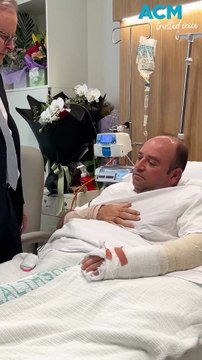 PM thanks Bondi hero Ahmed al Ahmed in hospital