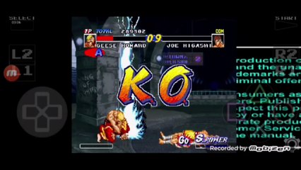 Real Bout Fatal Fury Geese Howard vs Joe Higashi luta completa