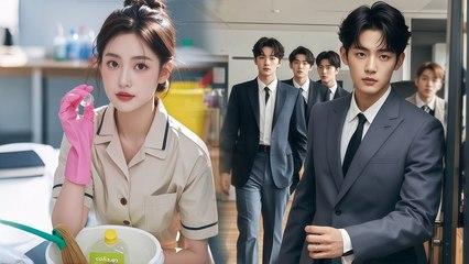 La femme de ménage de l'entreprise a conquis le cœur du président.