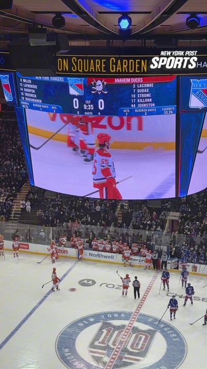 Jacob Trouba honored in first game back at MSG