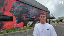 Alex Volkanovski's new gym painted by mural artist Josh Kuhne