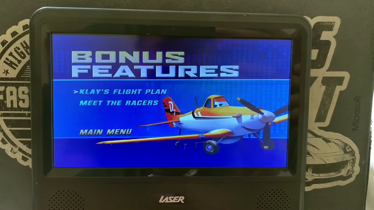 Planes (2013) DVD Menu Walkthrough DVD Australia