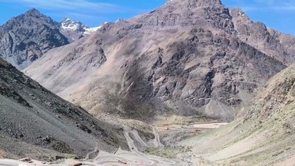 Road to Laguna Del Inca Chile