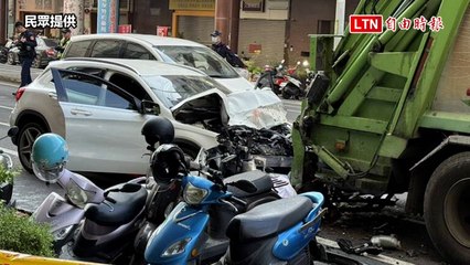 酒駕男撞死清潔車23歲女員工 駕駛送醫
