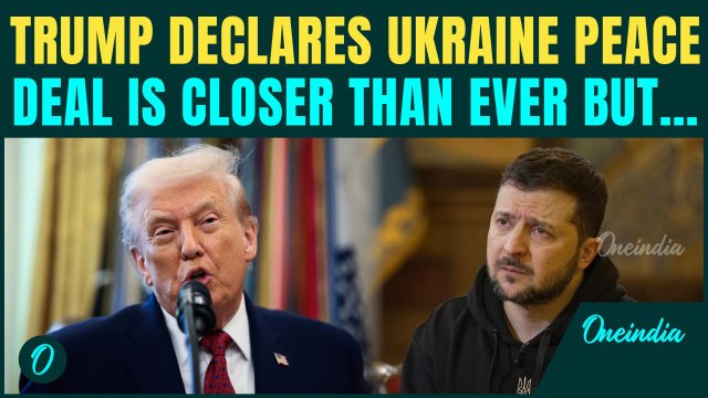 BREAKING: Trump Says Ukraine Peace Deal CLOSER Than Ever | U.S Forced Zelensky To Cede Donbas?