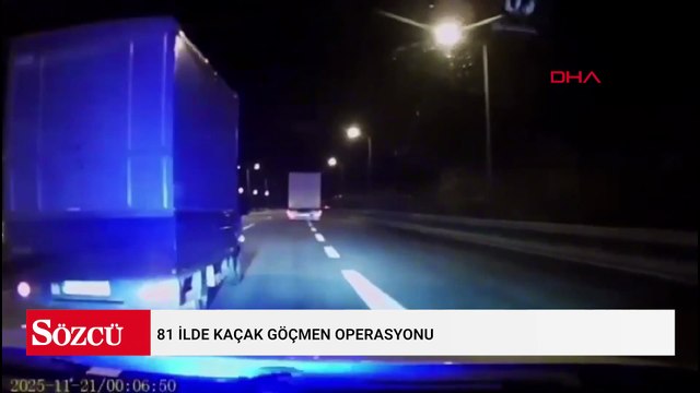 81 ilde kaçak göçmen operasyonu: 55 organizatör, 972 düzensiz göçmen yakalandı