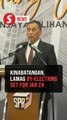 Kinabatangan, Lamag polls: EC sets Jan 24 for polling day, Jan 10 for nomination day