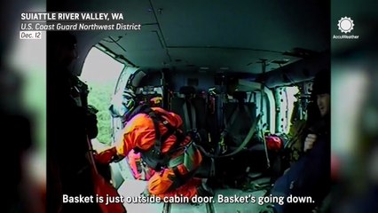 Stranded hunters rescued from flooding in Washington