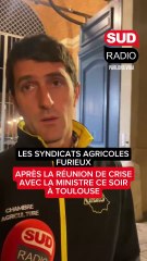 Les agriculteurs entre la colère et les larmes après leur réunion avec la Ministre