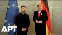 Historic Berlin Moment: WATCH Zelensky Greeted by German Parliament President Ahead of Peace Talks!