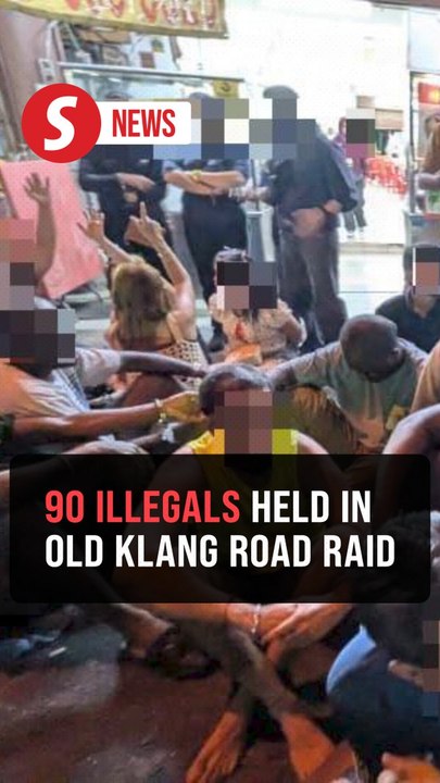 Immigration Dept nabs 90 illegals in KL raid