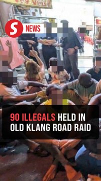 Immigration Dept nabs 90 illegals in KL raid