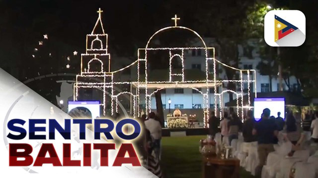 Malakanyang, binuksan sa publiko para sa Simbang Gabi; puto bumbong, bibingka at tsokolate, inialok sa mga dumalo sa misa | ulat ni Cleizl Pardilla