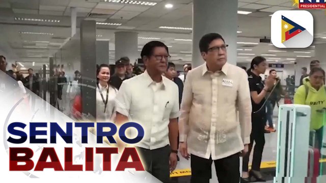 Ilang bagong facility at upgrade sa NAIA-3, pinasinayaan ni PBBM; mabilis na pag-release at paghahatid ng balikbayan boxes ng OFWs, pinatutukan ng Pangulo | ulat ni Denisse Osorio