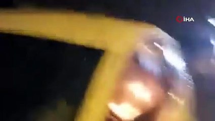 Elektrikli otomobil alev topuna döndü