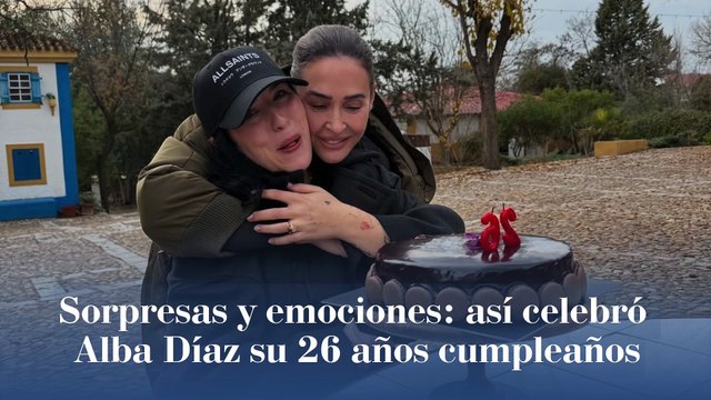 Alba Díaz celebra su cumpleaños rodeada de sorpresas: así la emocionaron sus padres, Vicky Martín Berrocal y Manuel Díaz ‘El Cordobés’