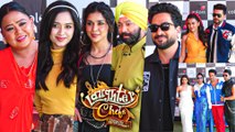 On The Sets Of Laughter Chefs 3: Bharti Singh, Tejasswi-Karan, Isha, Jannat & Others Arrive For New Episode Shoot