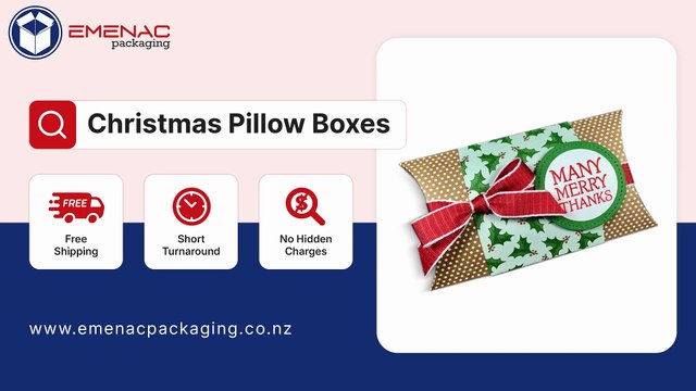 Packaging That Sells Itself: Custom Christmas Pillow Box Ideas