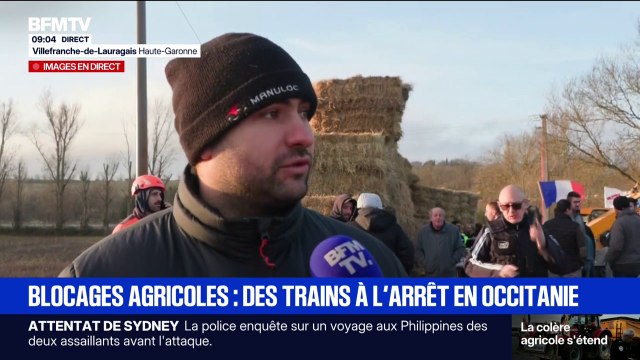 C'est aberrant et inutile : des agriculteurs bloquent une voie ferrée en Haute-Garonne pour protester contre les abattages systématiques en cas de dermatose nodulaire