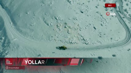 Erzincan’da kardan ulaşıma kapanan 12 köy yolu açıldı
