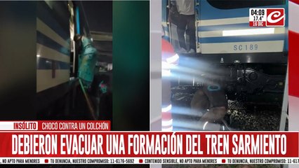 El Tren Sarmiento suspendió varias horas su servicio por un insólito episodio... ¿qué pasó?