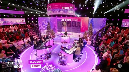 Matthieu Delormeau, le visage tuméfié, sur le plateau de "Tout beau tout 9" sur W9 le 15 décembre.