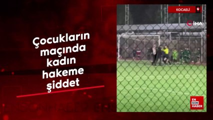 Kocaeli'nde kadın hakeme şiddet