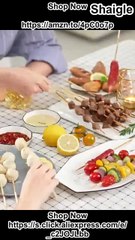 Vertical Electric Grill 220V – Smoke-Free Healthy BBQ Rotisserie Grill for Home Kitchen