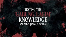 Testing the 'Gabi ng Lagim' knowledge of Jessica Soho