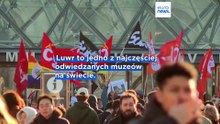 Strajk pracowników Luwru - muzeum zamknięte przez cały poniedziałek