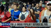 Guárico | En San Juan de Los Morros se desarrolla la gran marcha nocturna en defensa de la soberanía