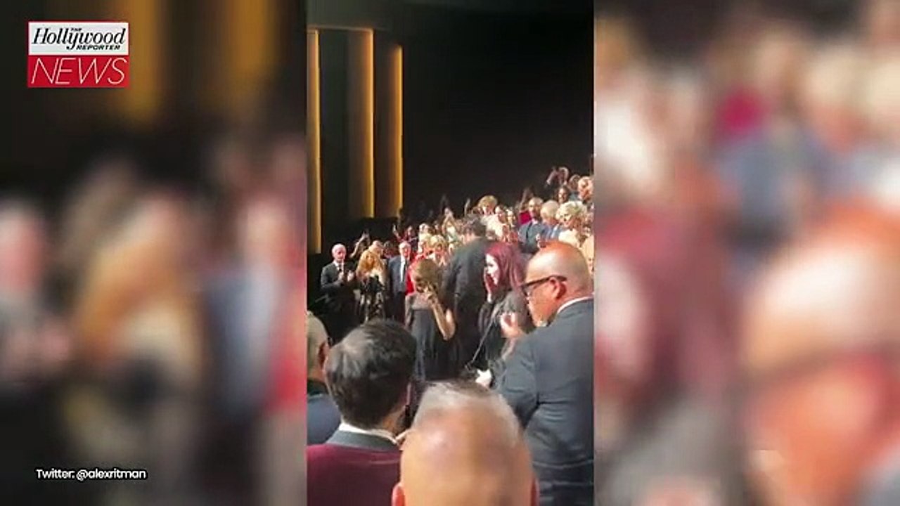 Sofia Coppola's 'Priscilla' Receives 7-Minute Standing Ovation in Venice With Priscilla Presley Holding Back Tears | THR News Video