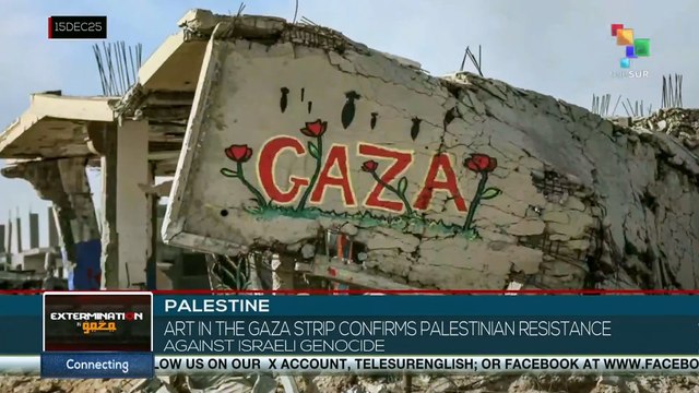 Art in the Gaza strip confirms Palestinian resistance against Israeli genocide