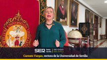 100 IDEAS PARA SEVILLA-Carmen Vargas rectora de la Universidad de Sevilla