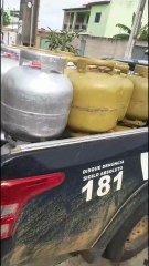 Operação apreende mais de 200 botijões de gás vendidos ilegalmente em Vitória da Conquista