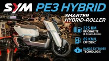 SYM PE3 Hybrid – Alltagstauglicher Cityroller mit smarter Technik