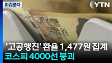 [이슈플러스] '고공행진' 환율 1,477원 집계...코스피 4000선 붕괴 / YTN