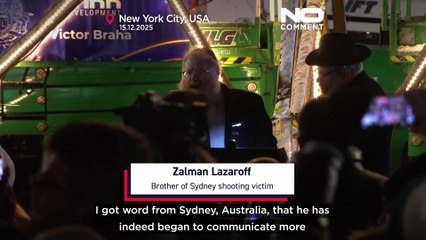 Cerimónia de Hanukka em Nova Iorque decorreu sob forte segurança após ataque em Bondi