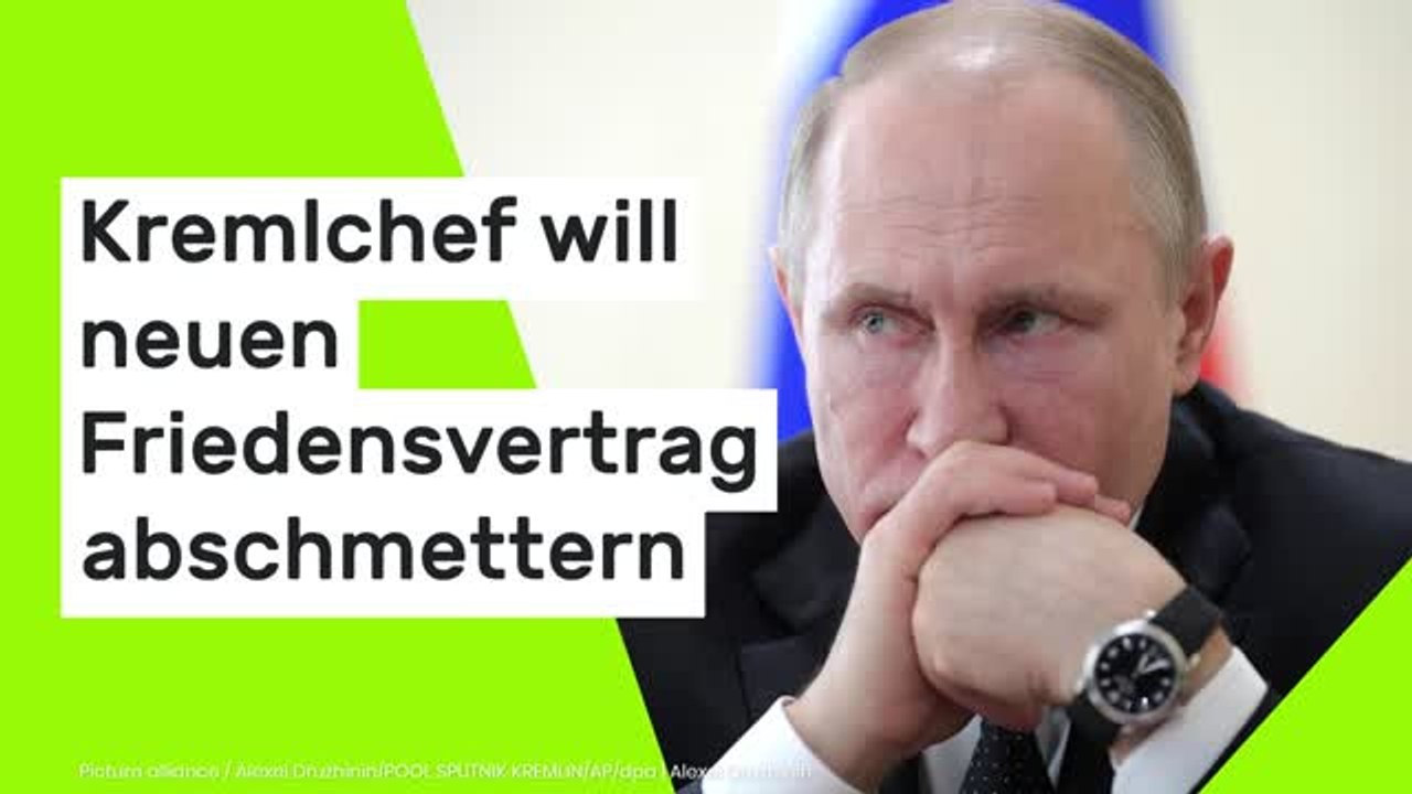Ernüchternde ISW-Analyse: Putin zieht rote Linie - Kremlchef will neuen Friedensvertrag abschmettern