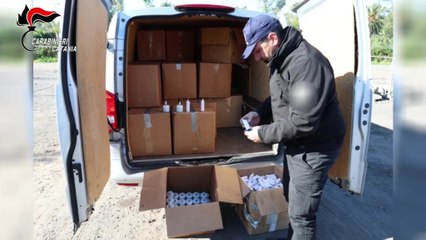 Catania, sequestrati 730 chili di botti illegali: due arresti (16.12.25)