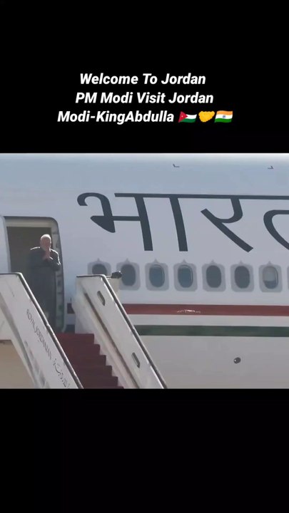 Welcome To Jordan PM Modi Visit Jordan Modi-King Abdulla 🇯🇴🤝🇮🇳 #modi #jordan #modivisitjordan
