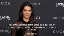 Kendall Jenner Supports Bad Bunny at Star-Studded Party After He Hosts ‘SNL’