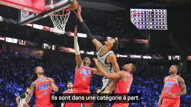 Spurs - Wembanyama : "OKC est dans une catégorie à part"
