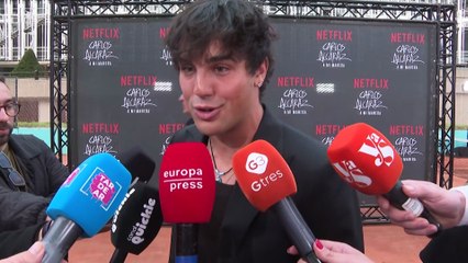 Óscar Casas se muestra expectante ante el estreno de 'Ídolos', que protagoniza con Ana Mena