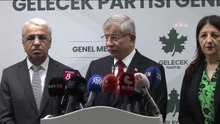 Ahmet Davutoğlu'ndan açılım mesajı