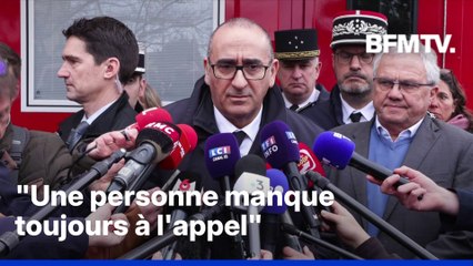 Explosion d'un immeuble à Trévoux: Laurent Nuñez indique qu'une personne "manque à l'appel"